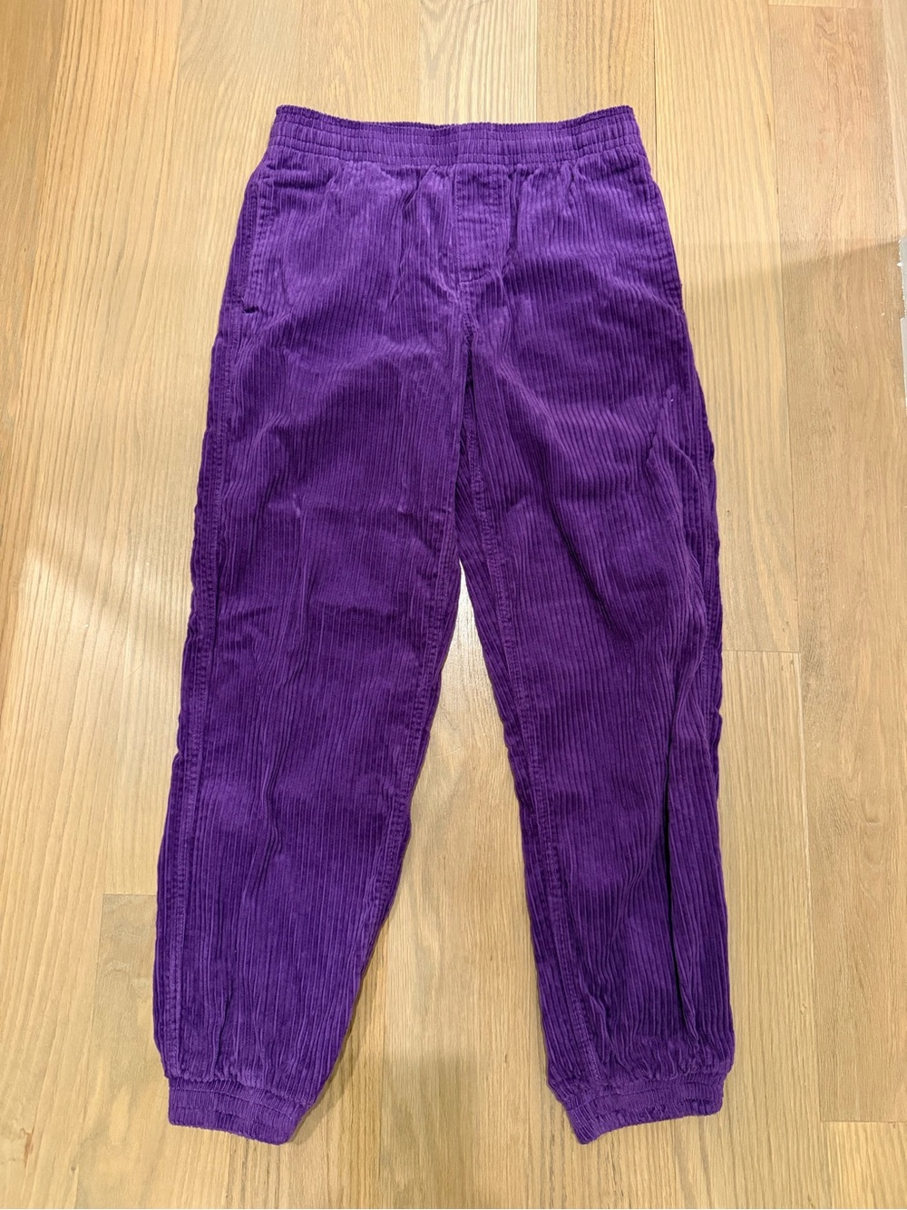 BDG Purple Corduroy Waistband Joggers